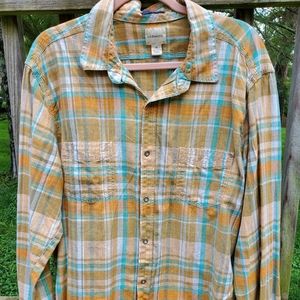 Men's Cotton Plaid shirt